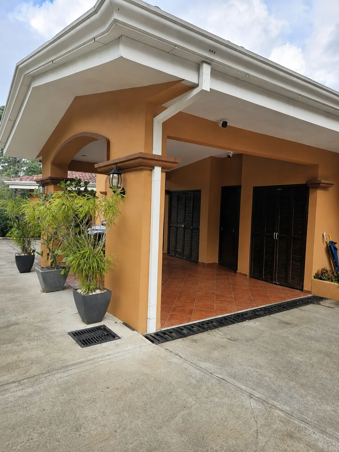 Covered entrance