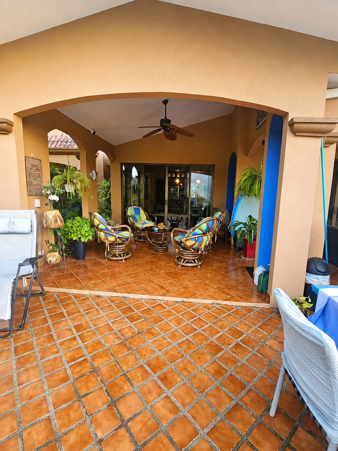 Arched terrace