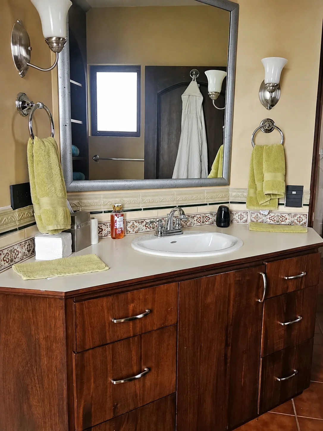 Single vanity bathroom